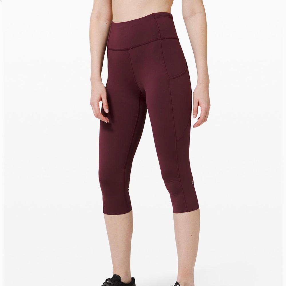 Lululemon Fast and Free High Rise Crop - 19”, 4